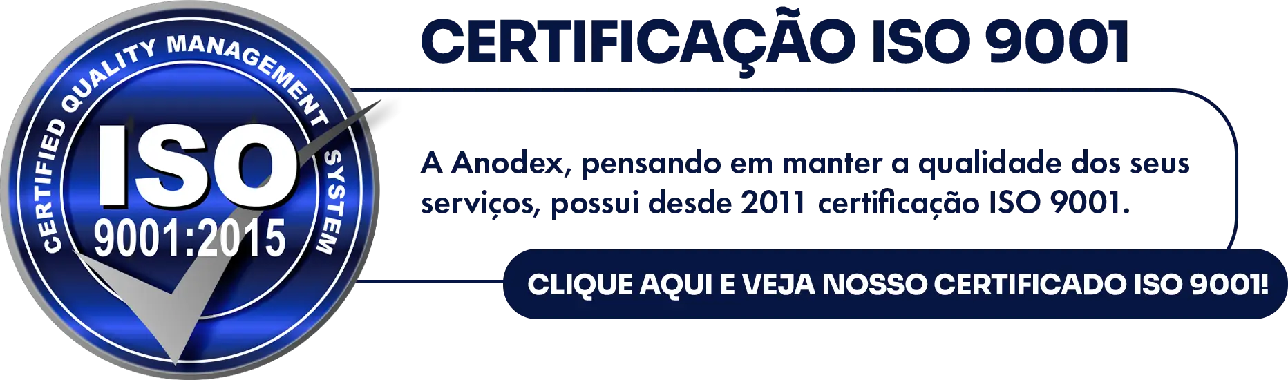 Certificação - Anodex